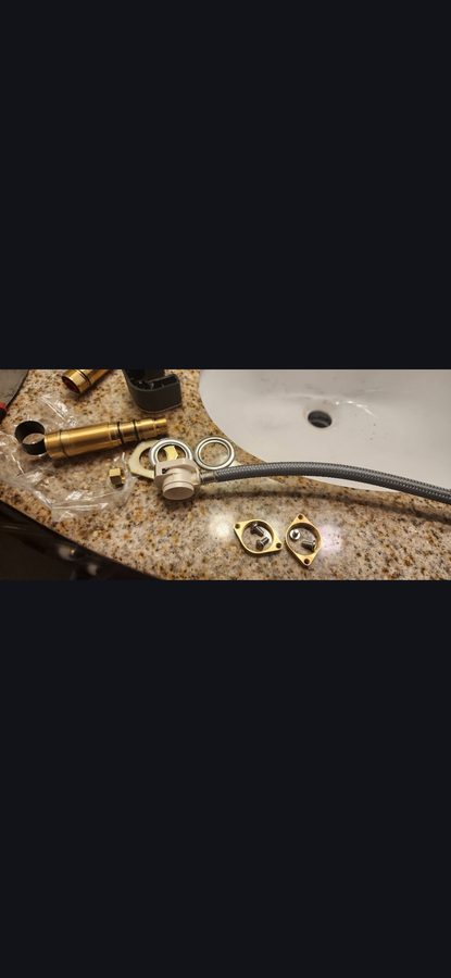 Faucet Hardware Ready for Installation