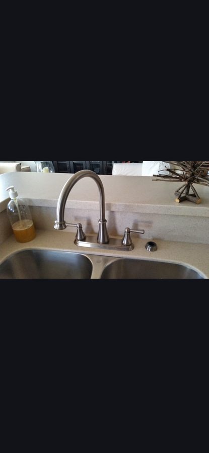 Kitchen Sink with Soap Dispenser
